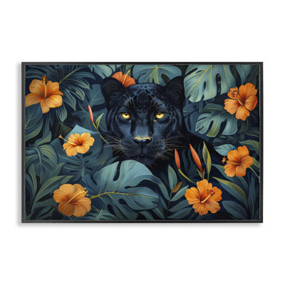 Giclée encadrée du paradis caché par Panther, design par Ray Powers