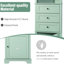 Armoire d'angle avec 3 tiroirs et tablettes réglables pour différentes pièces
