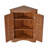 Triangle Bathroom Storage Cabinet With Adjustable Shelves, Freestanding Floor Cabinet-1612756241
