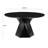 Tov Furniture Iris Black Glass Dining Table-81911461