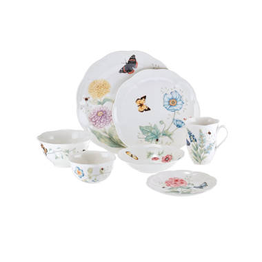 Lenox 6386635 Butterfly Meadow 7-Piece Tea Set,  Service for 2