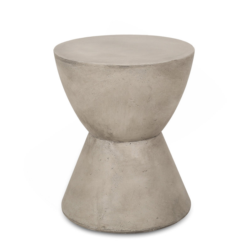 Outdoor  Side Table, Light Grey