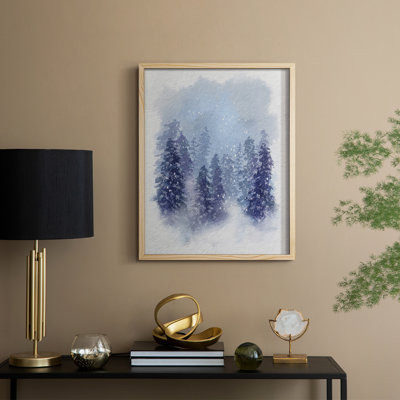 Driven Snow II Framed Print - Solid Wood