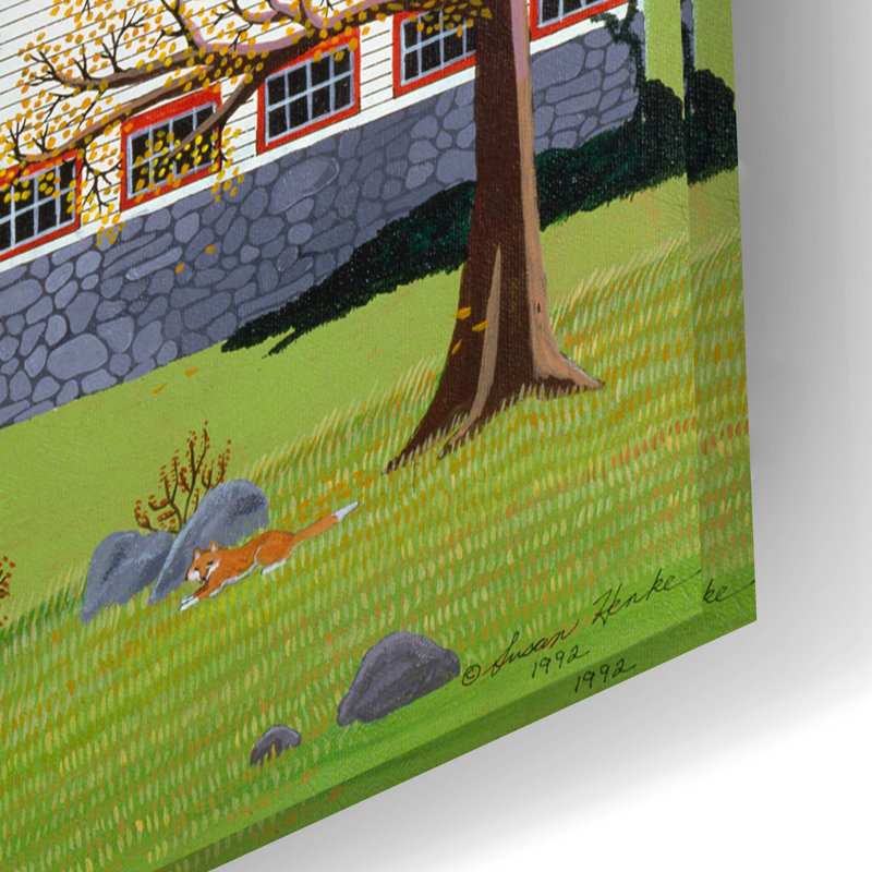 «Tally Ho» par Susan Henke, art mural en verre acrylique, H 16 po x l 24 po x P 0,2 po