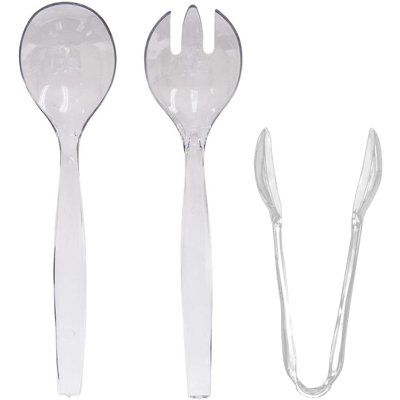 Premium Plastic Serving Utensils: 18PCs
