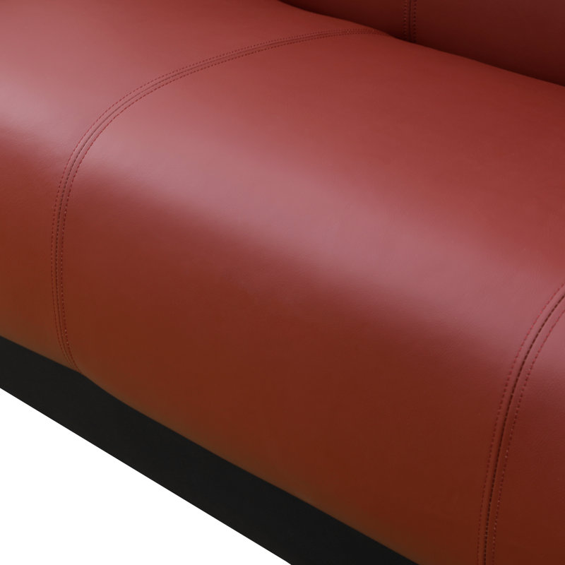 3-Piece Living Room Sofa Set, Red