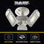 Plafonnier multi-directionnel Bell + Howell Triburst 4000 lumens avec 3 têtes réglables