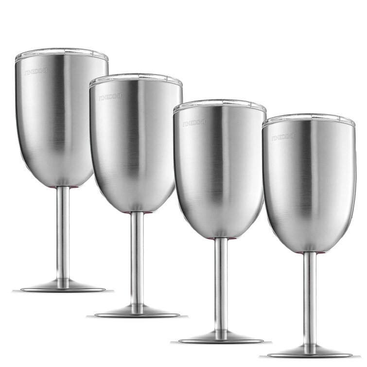Martini Glasses, Clear Double Wall Insulated Cocktail Glass