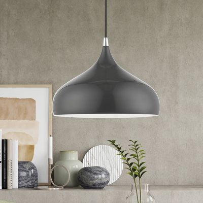Ithel 1-Light Dimmable Aluminum Pendant