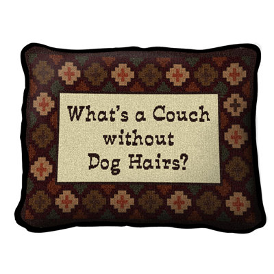Coussin en coton Sw Dog Hairs