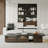 Derozil  Extendable Coffee Table with LED Lights and 4 Drawers