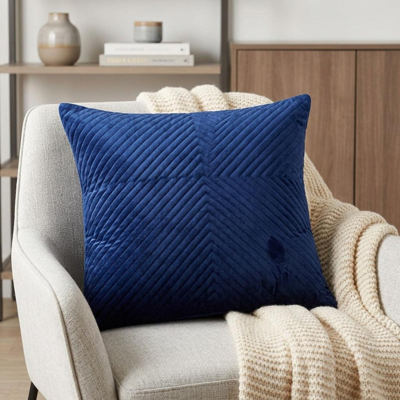 Coussin Parkland Collection Miki, Bleu