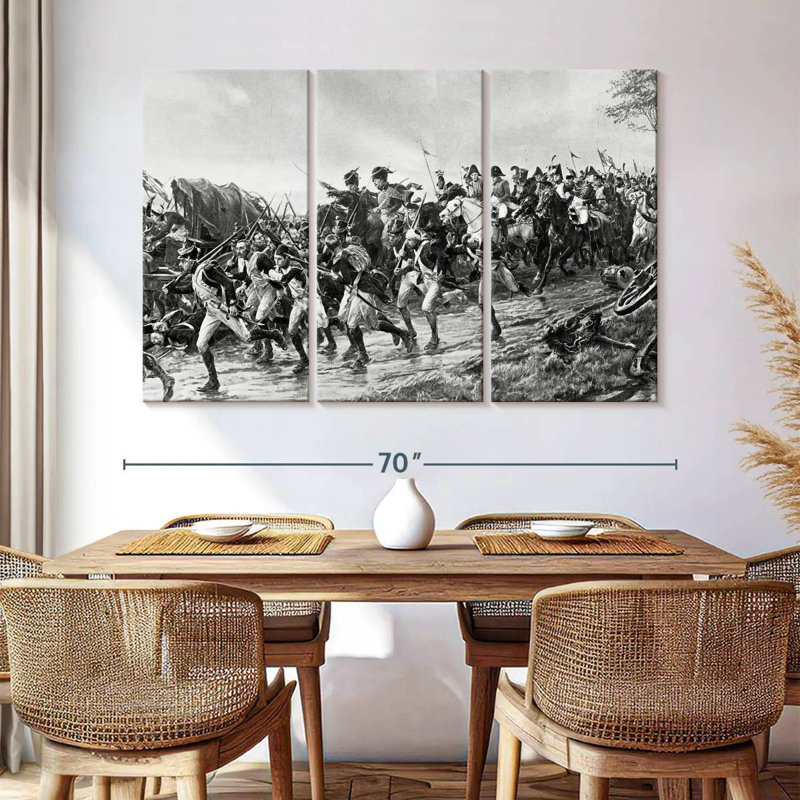 Keiri Napoleon Battle, 42" H x 65" W