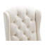 Chaise de salle à manger à garniture cloutée et capitonnée Jolynn-1860227623