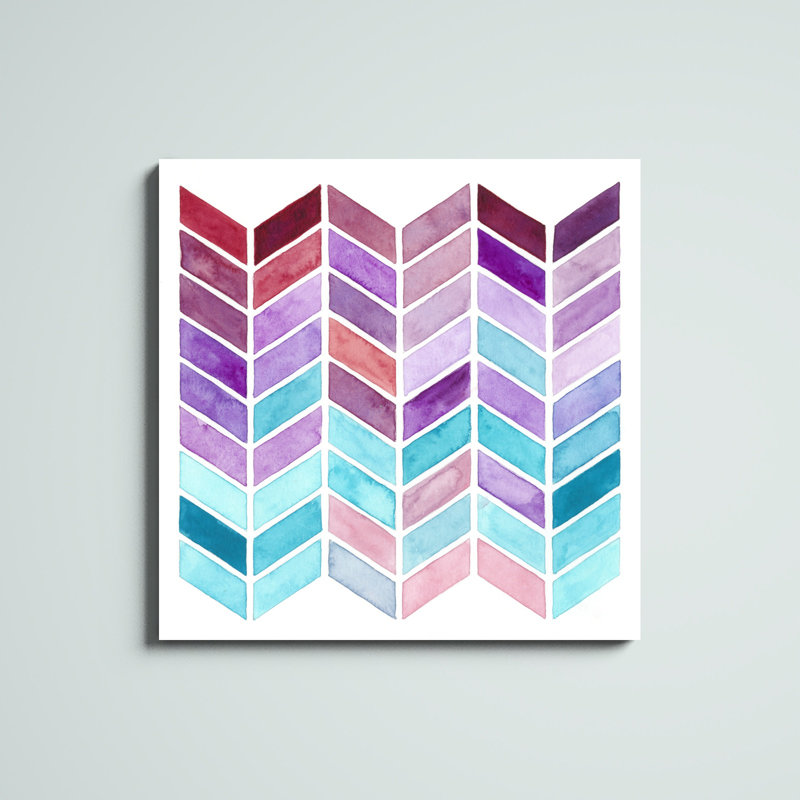 «Geometric Trance I», impression sur toile, H 36 po x l 36 po