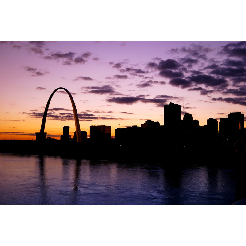 Marcha St Louis At Sunset by Schwigen - Wrapped Canvas Print, 30cm H x 46cm W x 3.8cm D