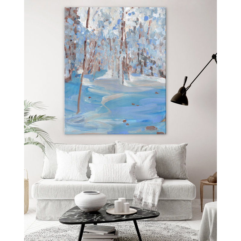 «Sunshine Woods» par Katie Ré Scheidt, H 40 po x l 32 po, Toile tendue