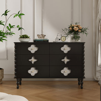 Armoire de rangement à tiroirs luxueuse de style français