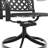 5 All-Weather Dining - 4 Swivel Chairs & 30.71" Round Table Made Of Tough Aluminum For Outdoor Garden Use In-771499962