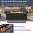 41.9'' 40000 BTU Outdoor Rectangular Propane Fire Pit with Stainless Steel Burner,Waterproof Cover-700983623