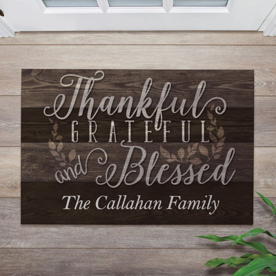Gordan Non-Slip Thanksgiving Indoor / Outdoor Doormat