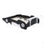 Lit plateforme pleine grandeur en forme de voiture de course avec roulettes-1581049007