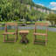 Ensemble bistro en teck avec table basse et 2 chaises d'extérieur Bistro-541470763