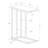 Accent Table, C-Shaped, End, Side, Snack, Living Room, Bedroom, Tempered Glass Metal, Contemporary, Modern-1879637449-1912112099