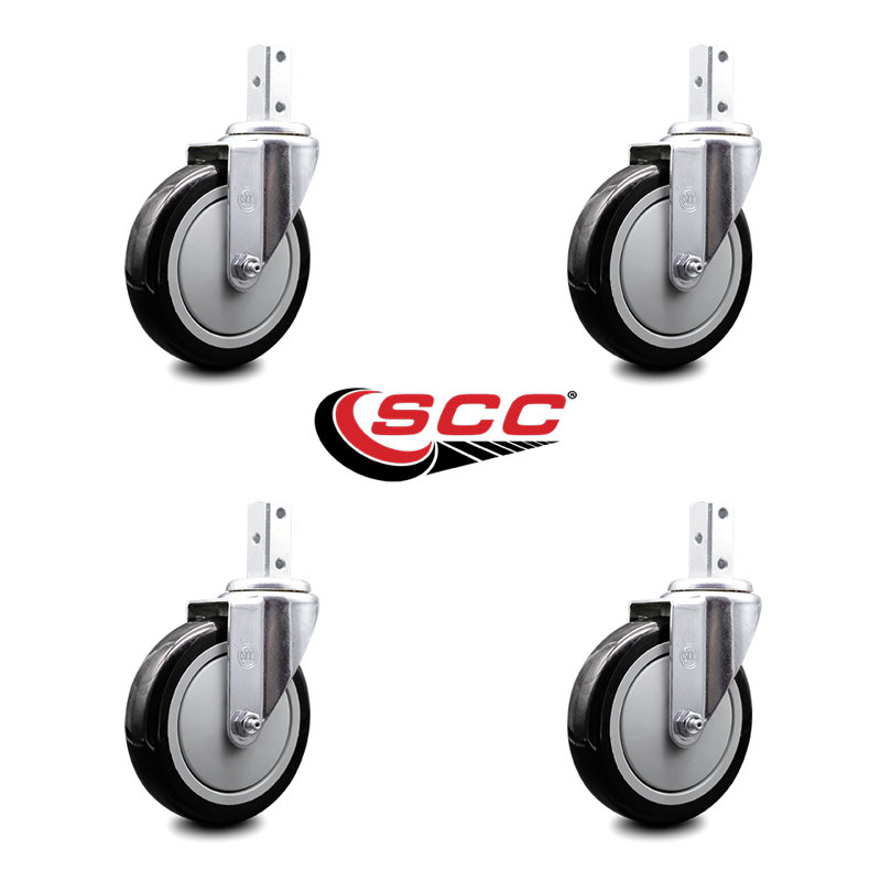 Polyurethane Caster, Black
