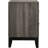 Grey Oak 2 - Drawer Nightstand For Bedroom, Organic Look From Natural And Tone, Two Drawers Organization, Metal Handles A Modern Touch, Rectangular Design, Construction, 23.5 Inches In Width, 24.33