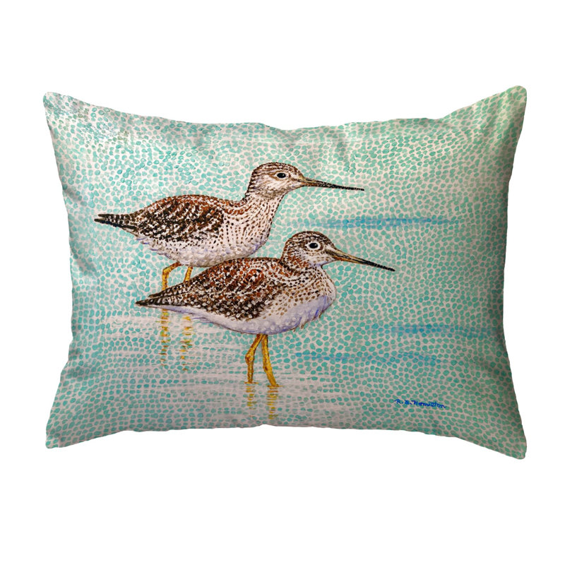 Coussin jaune à pieds jaunes Sandpipers