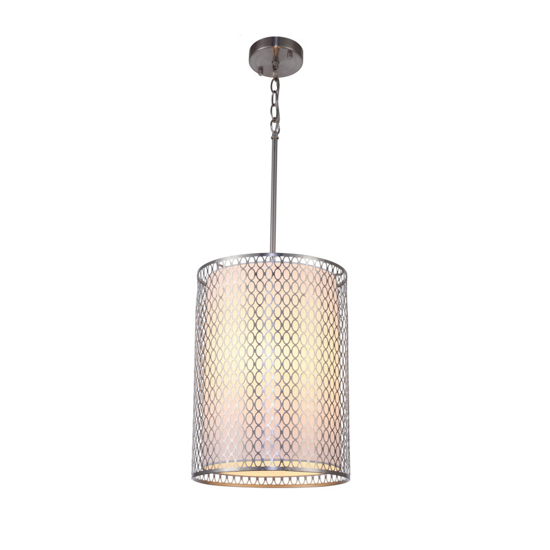 Ferrigno 3 - Light Unique/Statement Pendant, Satin Nickel