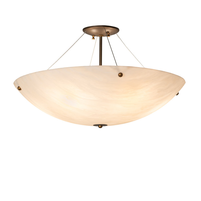 6 - Light Semi Flush Mount