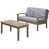 Gray Frame / Dark Gray Cushion
