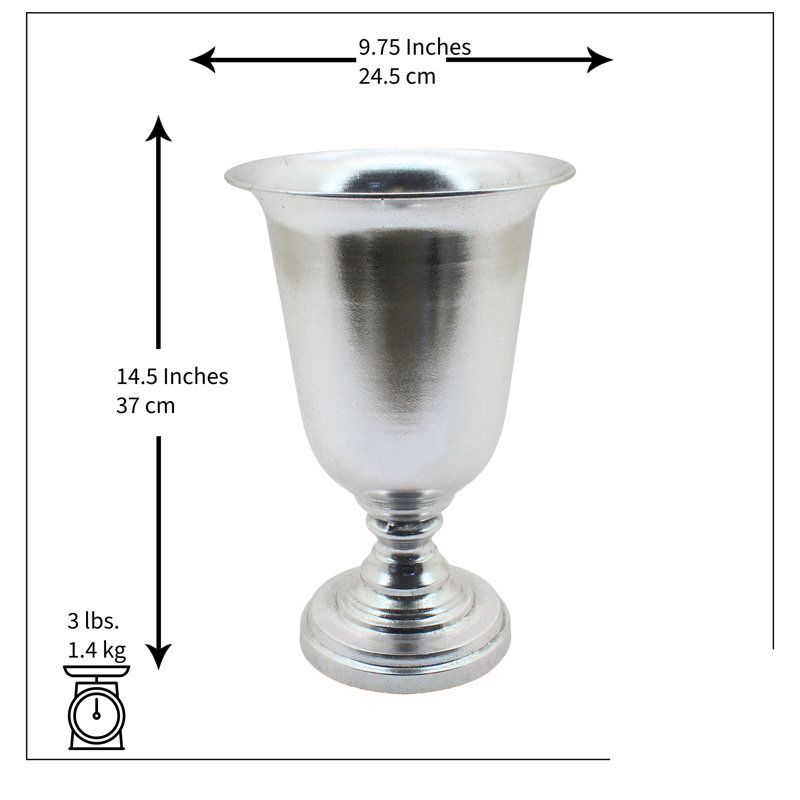 Vase en argent de famille, 37 cm