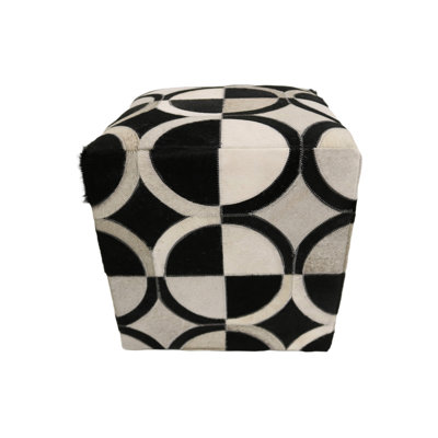 Chalmer Leather Ottoman