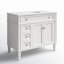 Rivers 40" Free-Standing Single Bathroom Vanity Set with Marble Vanity Top-1655146618