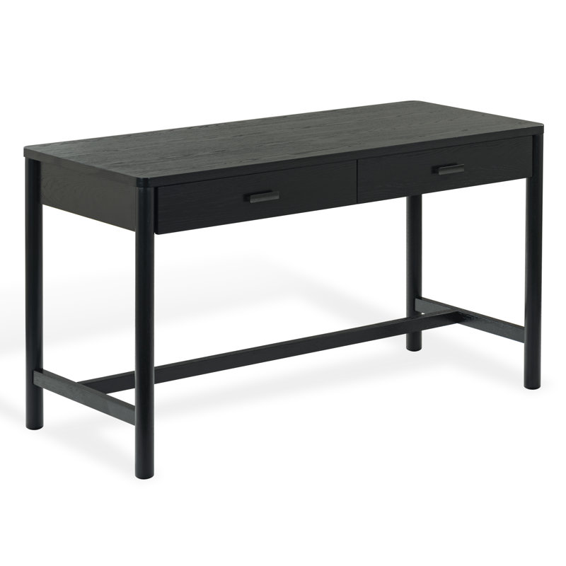 Bureau 2 tiroirs Kaplan, Noir