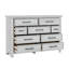 Commode gris nuageux