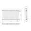 Uxbridge Horizontal Traditional Colosseum Radiator-40191183-123189968