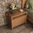 Double-Drawer Charging Nightstand With Streamlined Bullet Handles-912976589