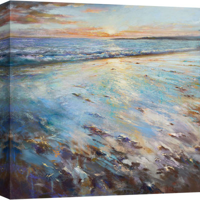 Landscape Painting: Savouring Every Moment 1 Piece Wrapped Canvas Wall Art