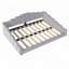 Lit plateforme tapissier avec garniture cloutée-217167892