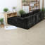 Canapés modulaires sans assemblage, sectionnel en velours côtelé de 272 cm, canapé moderne noir nuage-649099526