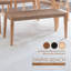 Banc en bois massif Aniek-1219734991