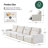 Majida Oversized Wall-Hugging Modular Power Reclining Sofa with One Reclining Seat-1746472396-1746472403-1746472400