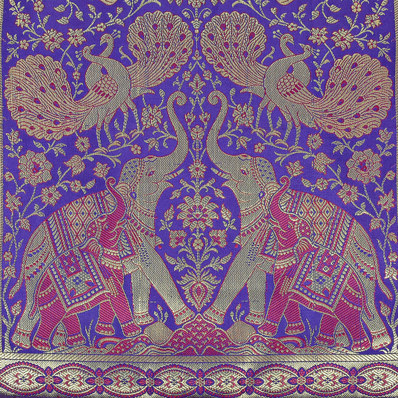 Tapis réversible New England Braid, Mauve