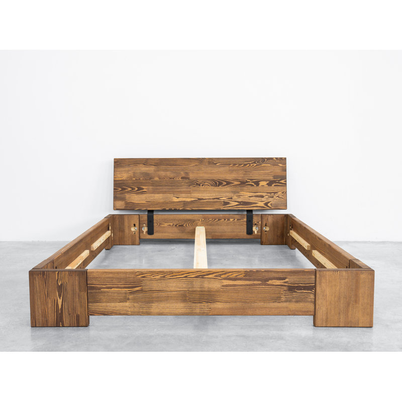 Caillo Solid Wood Bed, European Double (140 x 200cm)