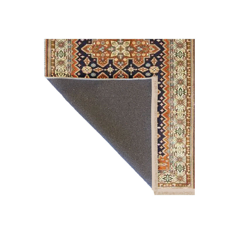 Tapis décoratif tissé à la machine beige, Rectangle 4 pi 7 po x 6 pi 7 po