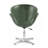 Raspberry Wool Blend Upholstered Swivel Balloon Chair-1773073062